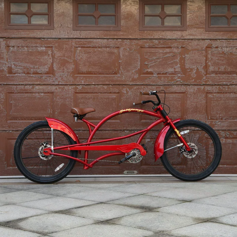 Long beach bike, frame, brake