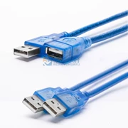 Usb adapter nam đến nam USB dòng dài mở rộng máy tính cáp dữ liệu ngoại vi dòng chuyển đổi usb2.0 mở rộng