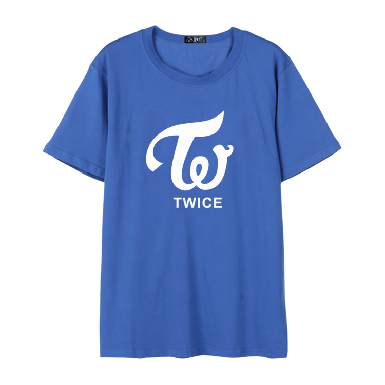BlueTWICE Lin nalian Yu Dingyan Pingjingtao Zhou Ziyu Mingjingnan birthday Help Same Short sleeve T-shirt men and women