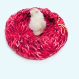 Бесплатная доставка и успокаивающая теплая гнезда можно использовать в качестве гнезда и можно использовать в качестве теплой теплой сумки для зимней сумки с теплой подушкой.