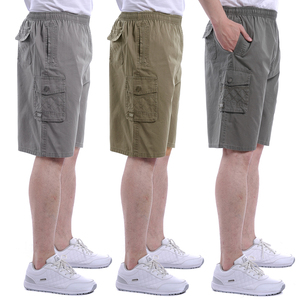 Mùa hè trung niên quần short nam mặc cộng với phân bón XL cha năm quần chất béo quần chất béo lỏng quần lỏng lẻo