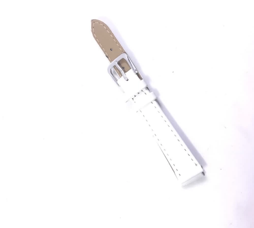 Белый ремешок для часов, 12mm, 14mm, 16mm, 18mm, 20mm