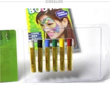 Физиологичные окрашенные пигментированные ручки для рисования для лица, выпускной вечер, 6 цветов