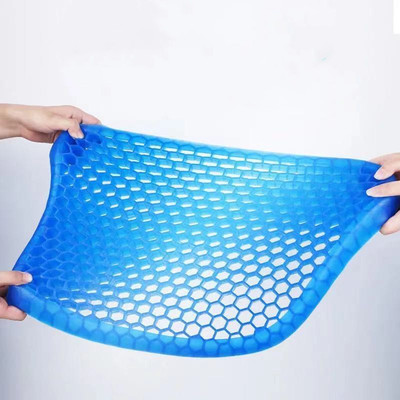 蜂窝凝胶加厚冰垫坐垫夏季透气学生椅垫软座垫鸡蛋垫冰凉汽车坐垫