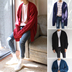 MRCYC Nam Đan Cardigan Áo Len Cardigan Áo Len Áo Khoác Lỏng Lẻo Dày Tinh Khiết Màu Hợp Thời Trang Nam Cardigan Cardigan