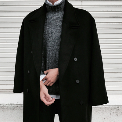 MRCYC xu hướng nam xoắn rắn màu áo len nam Hàn Quốc phiên bản của mỏng dày nửa cao cổ áo giản dị áo len