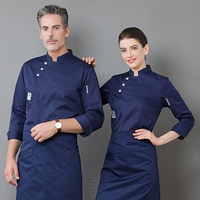 Синий топ+фартук