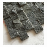 Черная культура каменная мозаичная наклейка натуральная мраморная монгольская черная черная сломанная лапша каталог фон стены искусство кирпич