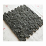 Черная культура каменная мозаичная наклейка натуральная мраморная монгольская черная черная сломанная лапша каталог фон стены искусство кирпич