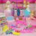 Barbie Dress Up Set Dream Mansion Luxury Fort Villa Đồ chơi Dress Up Quần áo trẻ em Toy Castle Castle - Búp bê / Phụ kiện đầm búp bê Búp bê / Phụ kiện