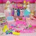 Barbie Dress Up Set Dream Mansion Luxury Fort Villa Đồ chơi Dress Up Quần áo trẻ em Toy Castle Castle - Búp bê / Phụ kiện