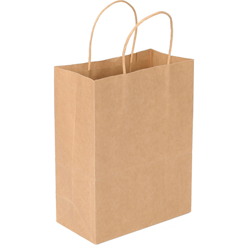 牛皮纸袋手提袋子服装包装礼品袋奶茶饮品咖啡外卖打包袋logo定制