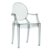 Акриловый хрустальный стул, прозрачный пластиковый стул, стул-призрак, скандинавский обеденный стул, модный креативный стул для макияжа знаменитостей в Интернете