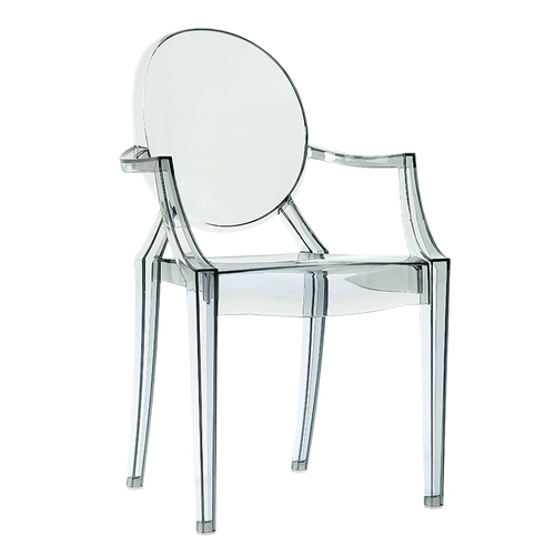 Акриловый хрустальный стул, прозрачный пластиковый стул, стул-призрак, скандинавский обеденный стул, модный креативный стул для макияжа знаменитостей в Интернете