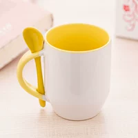 Диаграмма отображения+ложка в белом внутреннем желтом цвете постоянный цвет