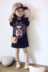 [Đặc biệt hàng ngày] mùa hè trẻ em hổ đầu dài t- shirt váy Hàn Quốc phiên bản của thủy triều quần áo cô gái in váy Váy