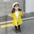 Áo gió cho bé gái mùa xuân và mùa thu 2019 mới áo dài nhỏ trẻ em nước ngoài trẻ em Hàn Quốc - Áo khoác