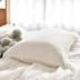 Hàn quốc Công Chúa Phong Thủy Bông Bóng Pillow Case Net Màu Đỏ Duy Nhất Tóc Bóng Phong Bì Cotton Bông Gối Trường Hợp Duy Nhất Gối trường hợp