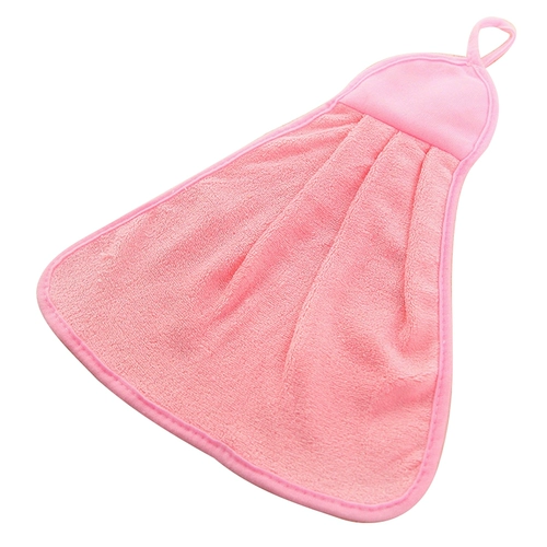 Кухня может повесить коралловые бархатные полотенцы вручную супер сильное, густое, водяное поглощение, без волос, без масла, ткань, мытья посуду