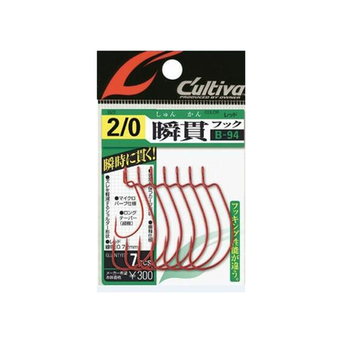Владелец 5109/B-94, Япония владелец 5109/B-94 Мгновенный крюк Cushing Super Light Hook Soft Bait Fish Hook