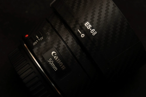 Canon 50 ммф1,8 -мм Трехгенерационные линзы матовая матовая матричная матричная матрица красота наклейка зеркала кузов пленка