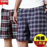 Хлопковые пляжные штаны, быстросохнущие шорты для отдыха, оверсайз, большой размер