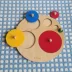 Montessori dạy học đồ dùng hình dạng bảng điều khiển phù hợp với bàn tay cào 1-2-3 bé giáo dục sớm đồ chơi giáo dục trẻ em câu đố - Đồ chơi giáo dục sớm / robot Đồ chơi giáo dục sớm / robot