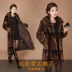 Giải phóng mặt bằng khuyến mãi mùa đông phong cách mới hiệu Haining fur phụ nữ cộng với dài nước mink coat toàn bộ mink coat áo khoác lông cừu Faux Fur
