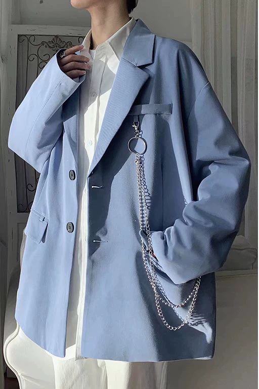Japanese suit, uniform, white set, jacket, high-quality style