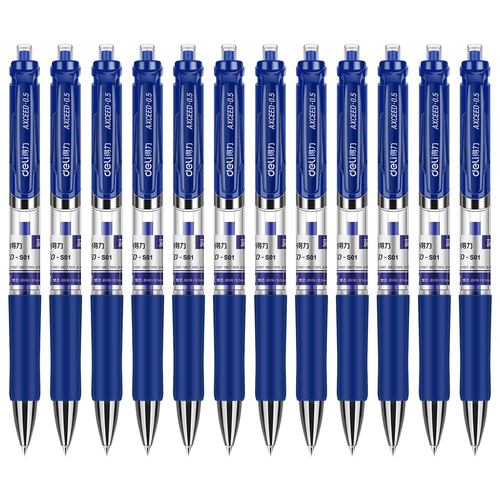 Deli Presidential Natural Pen S01 0,5 Нейтральная ручка S02 0,7 Нейтральная ручка 33388 Углеродное подписание ручка