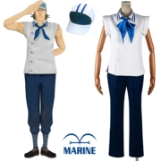 Cosplay hải quân trong One piece Marin Tướng Lính Áo Đồng Phục Anime Cosplay Quần Áo Nam Tùy Chỉnh/Mũ Mua Riêng