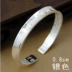 Heart Sutra bangle Sáu chữ thần chú Da Ming Thần chú khai mạc Đàn ông và phụ nữ Bạc Vòng tay Phật giáo Vòng tay ác cho mẹ - Vòng đeo tay Cuff Vòng đeo tay Cuff