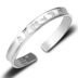 Heart Sutra bangle Sáu chữ thần chú Da Ming Thần chú khai mạc Đàn ông và phụ nữ Bạc Vòng tay Phật giáo Vòng tay ác cho mẹ - Vòng đeo tay Cuff vòng tay phong thủy Vòng đeo tay Cuff