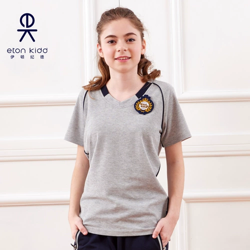 Летняя спортивная футболка для мальчиков, 2018, короткий рукав