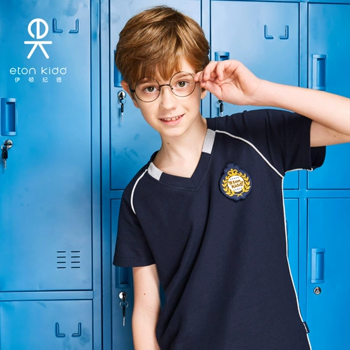 Летняя спортивная футболка для мальчиков, 2018, короткий рукав