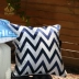 Bắc âu đơn giản gối geometric sọc gối hiện đại gối vuông mô hình phòng sofa cushion cover trang trí bộ đồ giường nguồn cung cấp
