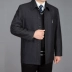 Trung niên tuổi ve áo áo khoác nam mỏng cộng với phân bón XL người già mùa xuân và mùa thu áo nam lỏng ông nội 60-70 tuổi áo Áo khoác