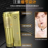 Старомодная ретро мужская ветрозащитная антикварная зажигалка на керосине, ностальгия