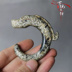 Antique Ming và Qing triều đại chiến tranh treo cổ cao ngọc bích miếng ngọc bích cổ ngọc bích ngọc cổ ngọc bích ngọc bích cổ rồng móc đồ trang trí vòng mã não xanh ngọc Ngọc bích