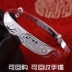 Nữ mô hình Dài Phong Fu từ rắn 999 sterling bạc vòng tay trung niên người lớn tuổi để gửi bạn gái của mình mẹ bà món quà