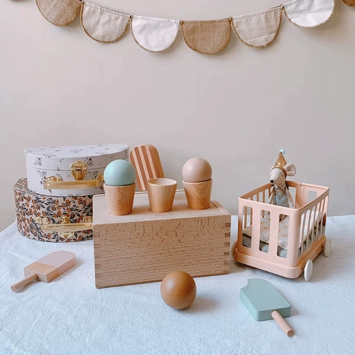 Брендовая детская семейная реалистичная игрушка для мороженого, послеобеденный чай, чайный сервиз, комплект