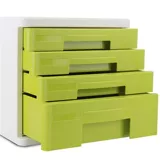 Бесплатная доставка палуба Файл шкаф 9761 Информация на рабочем столе Сортировка шкафа для хранения пластикового ящика четырех -слой без замок