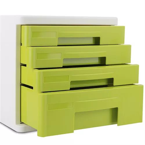 Бесплатная доставка палуба Файл шкаф 9761 Информация на рабочем столе Сортировка шкафа для хранения пластикового ящика четырех -слой без замок