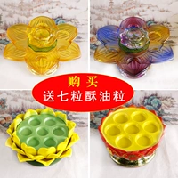 QIXING LOTUS LANDSCAPE LANTNERN CERAMICS CERAMICS LIULI мебель мебель восемь благоприятных длинных ярких огней для Будды Фонарь Будды Кандида