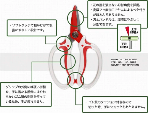 Японский оригинальный импортный цветочный магазин, универсальные ножницы