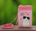 [Giải phóng mặt bằng] Nhật Bản minh họa KINE mèo dễ thương phim hoạt hình nam và nữ học sinh tiểu học thẻ ID bộ gói thẻ treo cổ
