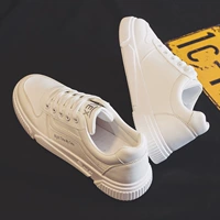 Белая обувь, универсальная белая спортивная обувь для отдыха для кожаной обуви, кроссовки, 2023 года