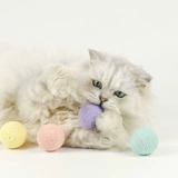 Хлопковые шарики для мороженого, игрушка, колокольчик, комплект, кот, издает звуки