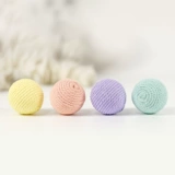 Хлопковые шарики для мороженого, игрушка, колокольчик, комплект, кот, издает звуки