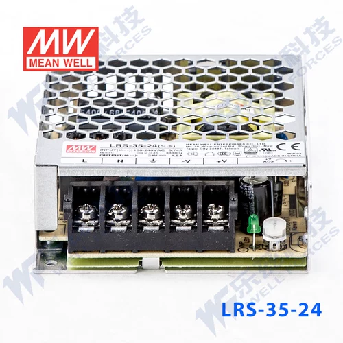 LRS-35-24 Taiwan Mingwei 36W24V Плав питания 1.5A Трансформатор напряжения напряжения постоянного тока.